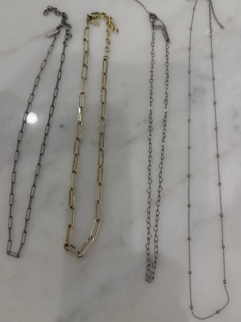 Lot of 4 Melinda Maria Chain Necklaces